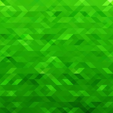 Vektör yeşil arka plan üçgenler ve edikula