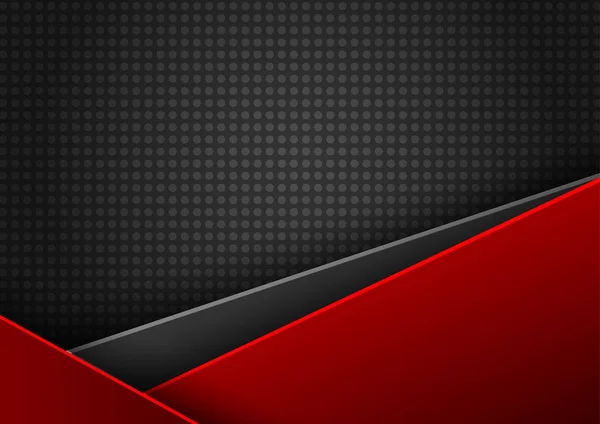 Soyut vektör kırmızı ve siyah arka plan ile metin için yer