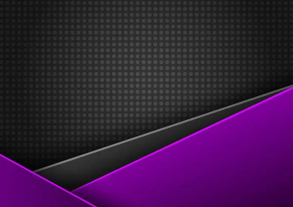 Vector Abstracto Púrpura Fondo Negro Con Espacio Para Texto — Archivo Imágenes Vectoriales