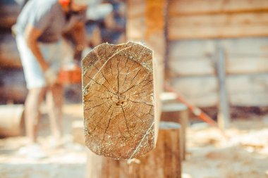 çalışan bir chainsaw Ağaç kesme tezgahlar