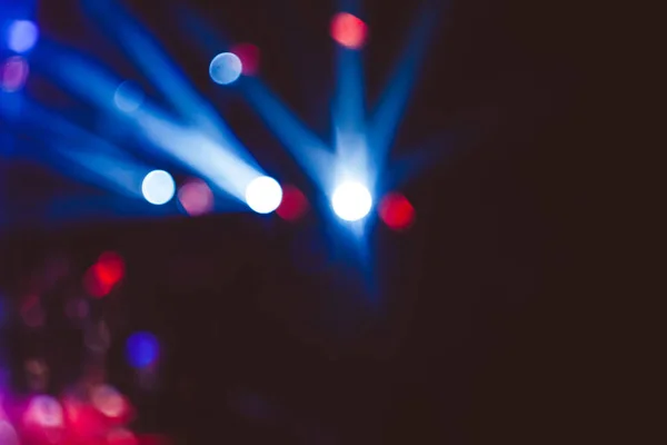 Searchlights at a concert — Stock Photo, Image