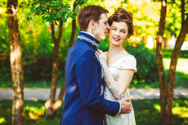 Çift güzel elbiseli