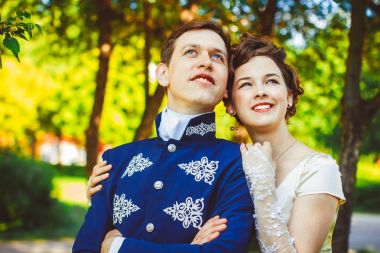 Çift güzel elbiseli