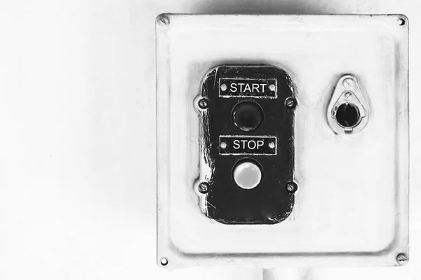 the old stop button start
