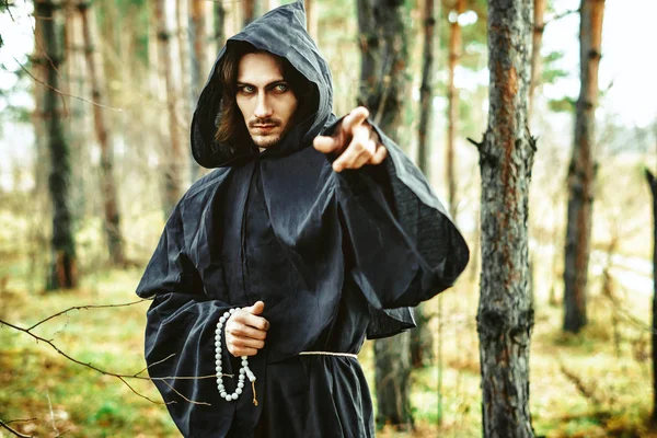 Warlock ukazováčkem — Stock fotografie