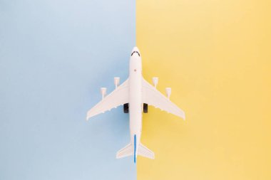 Model uçak uçak yüksek açı görünüm en az kavramı