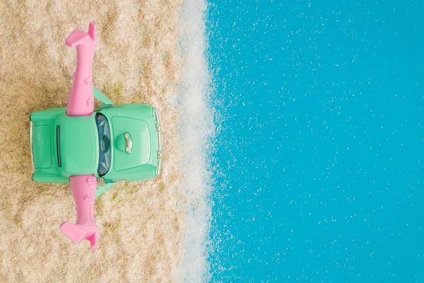 Sesso sulla spiaggia concetto astratto . — Foto Stock