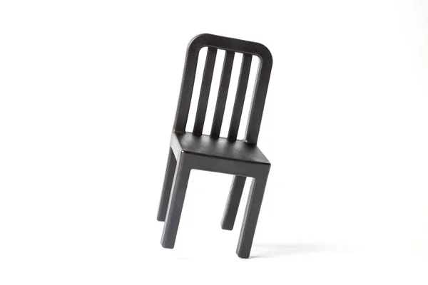 Fechar a composição da cadeira vintage isolado no branco . — Fotografia de Stock