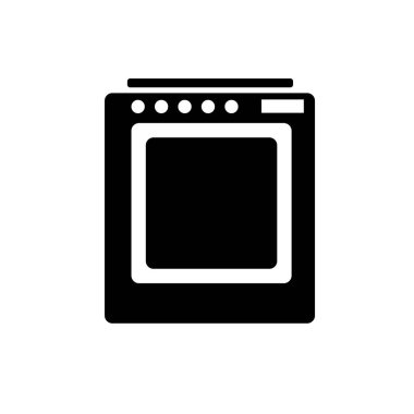 Gaz veya elektrikli soba simgesi