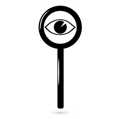 Göz simgesinin Büyüteç arıyor