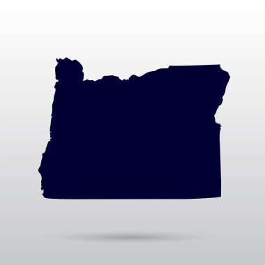 ABD oregon state Haritası.
