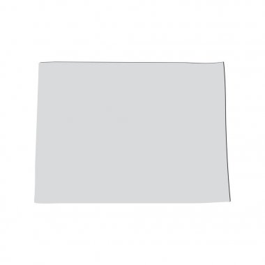 Beyaz bir arka plan harita üzerinde ABD Colorado Eyaleti