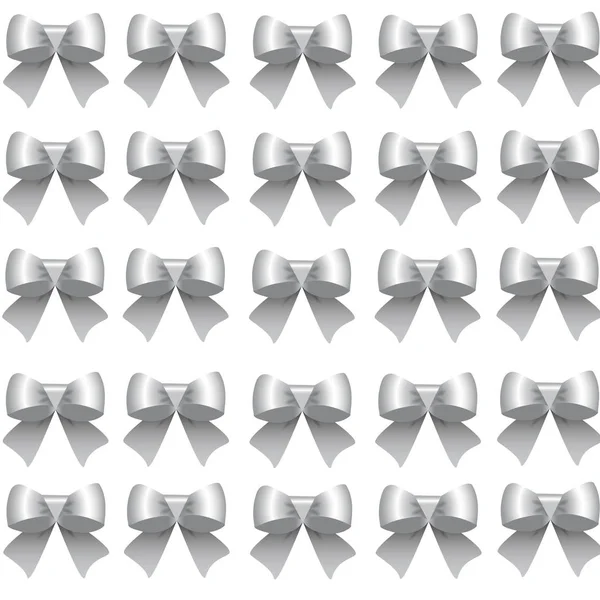 Background of the bows of gray — Stock Vector