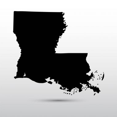 louisiana ABD devlet Haritası