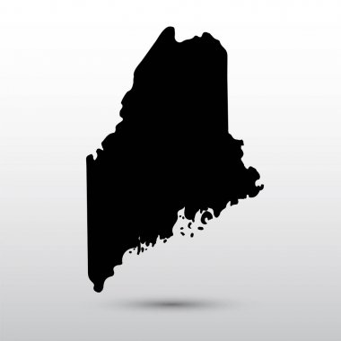 ABD'nin maine eyalet Haritası