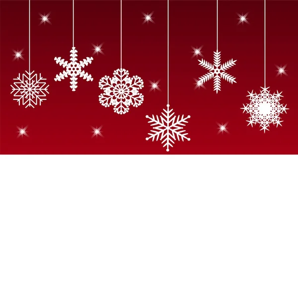 Šablona pro vánoční přání — Stockový vektor