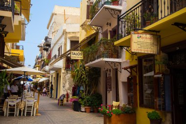 Manzaraları Hanya, Crete, Yunanistan