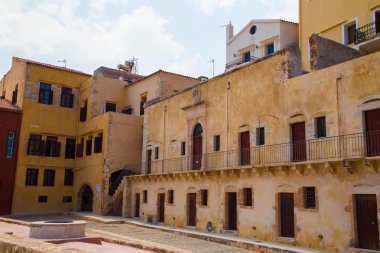 Manzaraları Hanya, Crete, Yunanistan