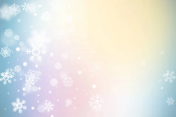 Shiny background with snowflakes — Stock Photo, Image