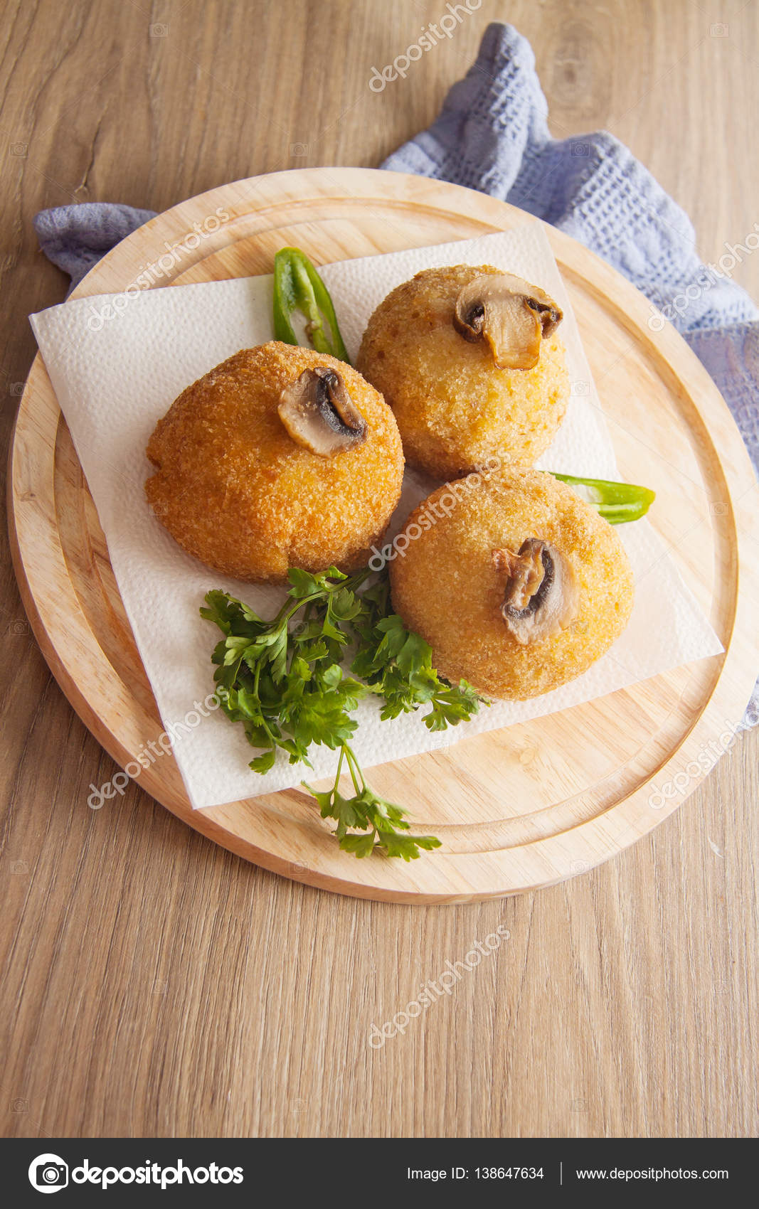Zrazy with mushrooms. Delicious Zrazy with mushrooms. Delicious
