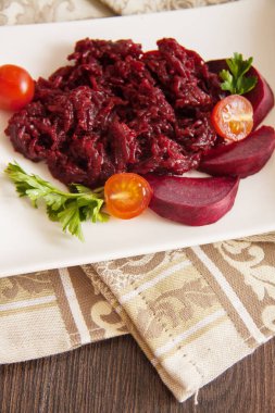 pancar tabakta domates ve maydanoz, Diyetetik gıda ile korunmuş