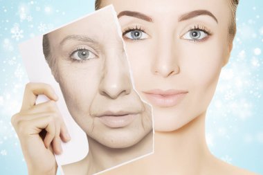 muhteşem bir kadın sonları fotoğraf ile eski yüzü