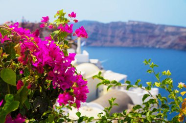 şaşırtıcı Santorini, Saint Irini ada manzaraları