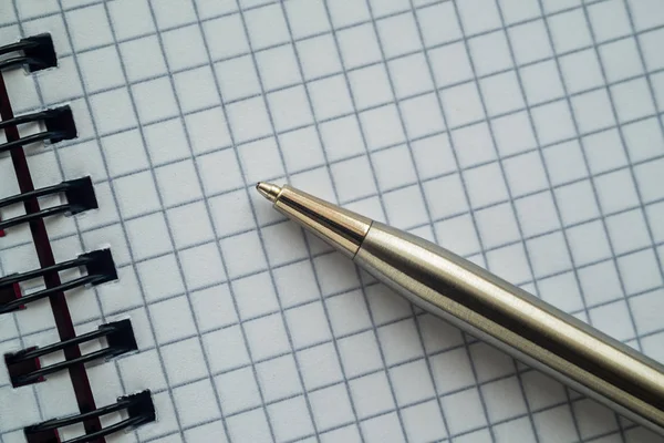 Mürekkep kalem defter arka plan — Stok fotoğraf