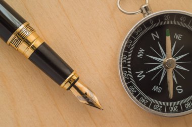 eski pusula yakın çekim