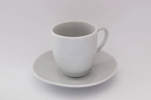 Чашка кави ізольована на білому — стокове фото