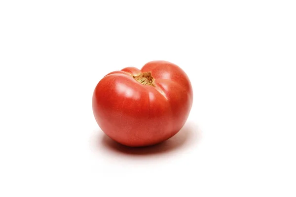 흰 배경에 있는 빨간 토마토 — 스톡 사진