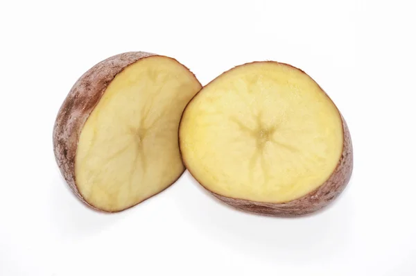 Potatoes on a white background — Stock Photo, Image