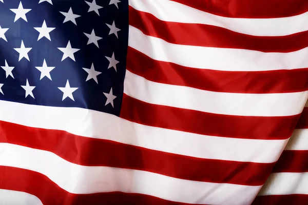 Americká vlajka - symbol svobody a nezávislosti Stock Snímky