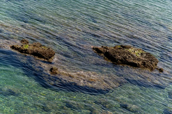 Akdeniz arka plan, Fransa Güney sahil — Stok fotoğraf