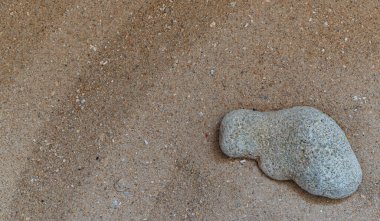 Adriyatik kıyısında deniz taşları, makro, metin için bir yer var.