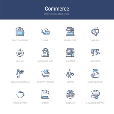 E ticaret alışveriş arabası t gibi 16 vektör vuruşu simgesi