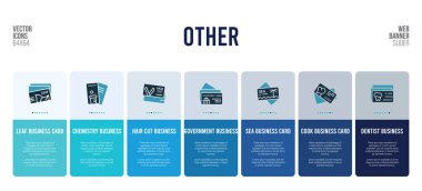 Web pankartı tasarımı ve diğer konsept elementler.