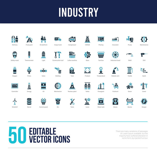 50 промышленных иконок
