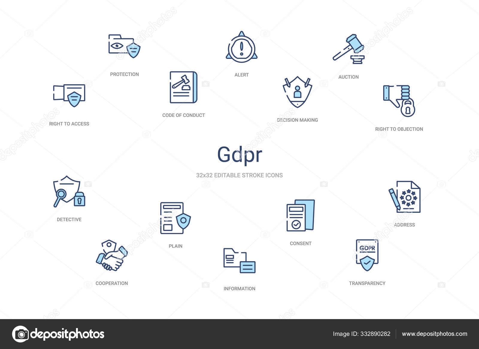 反对意见图库矢量图片、免版税反对意见插图|DepositPhotos, image size:1600x1167