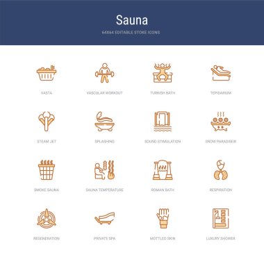 Lüks duş, benekli kayak gibi 16 vektör vuruşu simgesi