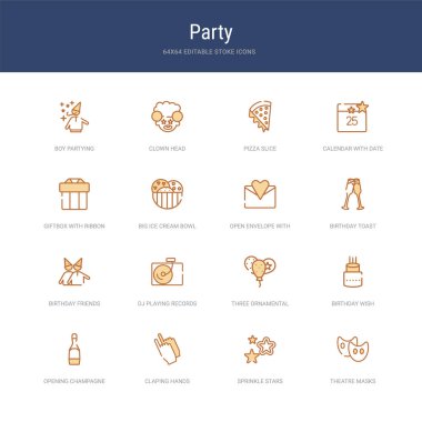 Tiyatro maskesi, serpinti gibi 16 vektör vuruşu simgesi