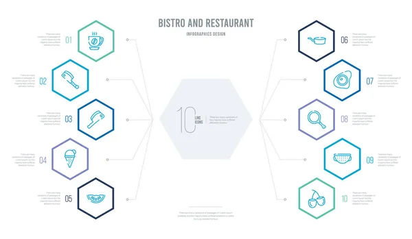 小酒馆及餐厅概念商业资讯设计与1 — 图库矢量图片