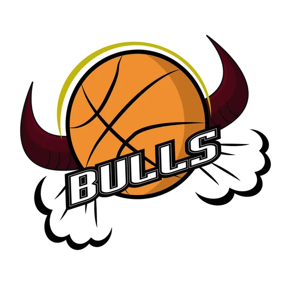 Retro basketbol logosu