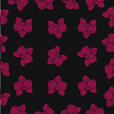 tropikal orkide tasarlamak vektör