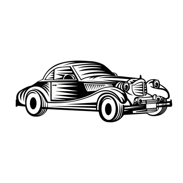 Coche equipo logo reparación — Vector de stock