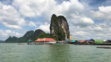 Müslüman Island, Tayland. Krabi Müslüman Köyü