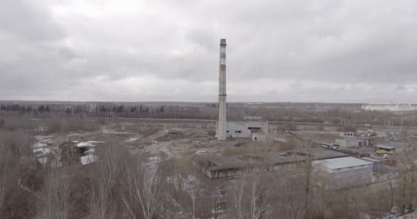 Ruinas de la antigua fábrica — Vídeos de Stock