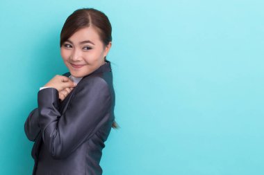 Utangaç işkadını izole arka plan üzerinde