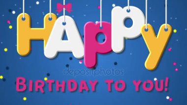 Mavi bir arka plan üzerine konfeti ile görüntüleri mutlu yıllar