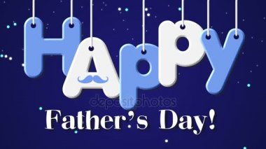 Görüntüleri mutlu Babalar günü koyu mavi zemin üzerine